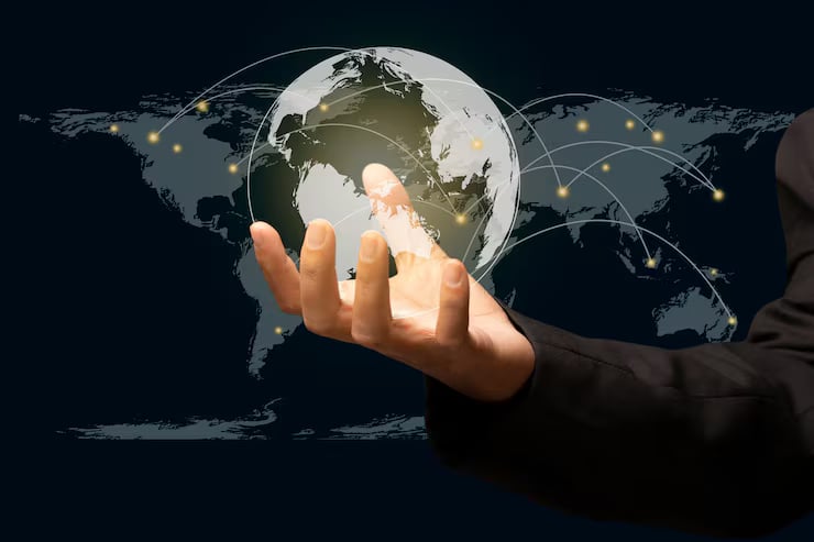 A connected world — trade corridors linking markets across the globe